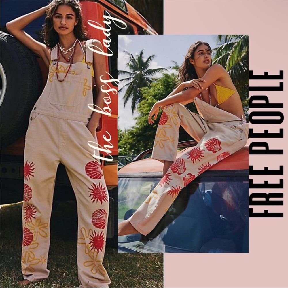 We the Free Ziggy Printed Overalls - Picture 4 of 4
